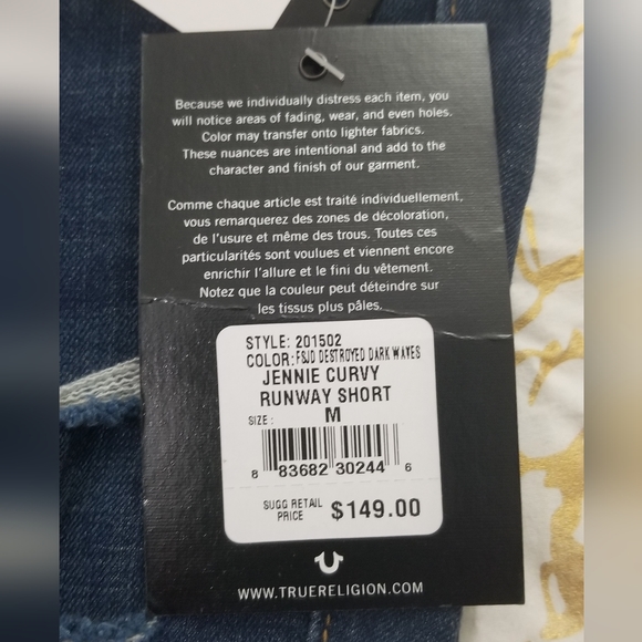 True religion runway shorts - Picture 6 of 6